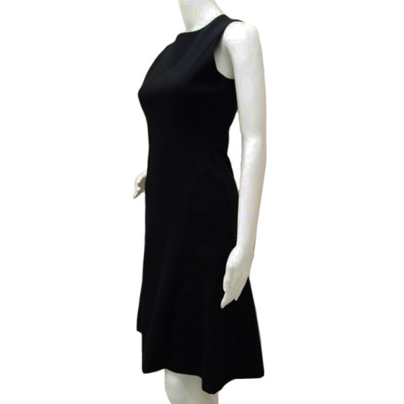 Akris Punto Black A Line Sleeveless Dress - Picture 5 of 6